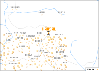 map of Hansāl