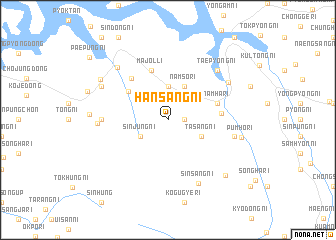 map of Hansang-ni