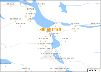map of Hänsätter
