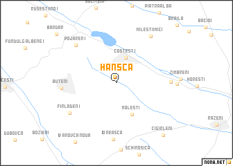 map of Hansca