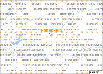 map of Hänscheid