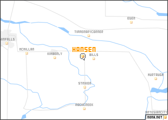 map of Hansen