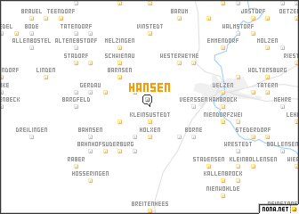 map of Hansen