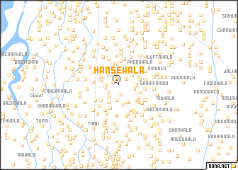 map of Hānsewāla