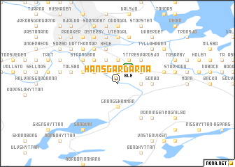 map of Hansgårdarna