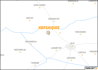 map of Hanshiqiao