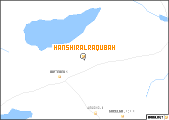 map of Hanshīr al Raqūbah