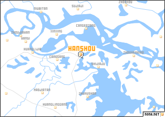 map of Hanshou