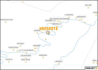 map of Hansrote