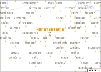 map of Hanstedt Eins