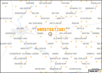 map of Hanstedt Zwei