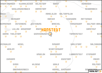 map of Hanstedt