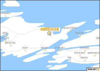 map of Hansvika