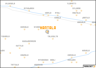 map of Häntälä