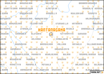 map of Hantanagama