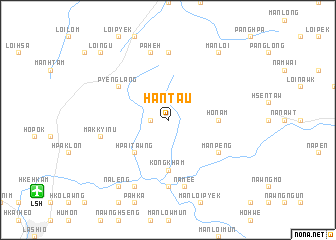 map of Hantau