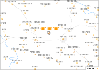 map of Hanŭi-dong