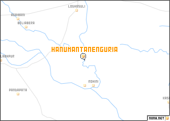 map of Hanumān Tanenguria