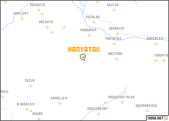 map of Hanyatak