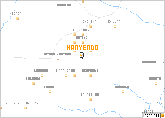 map of Hanyendo