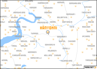 map of Hanyŏm-ni