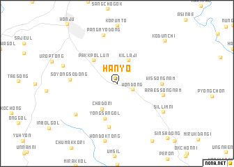 map of Hanyŏ