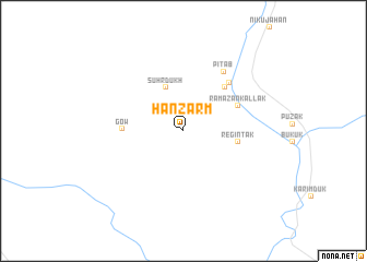 map of Hanzarm