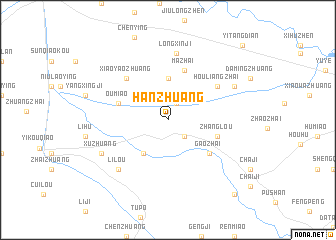 map of Hanzhuang