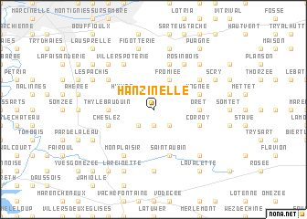 map of Hanzinelle