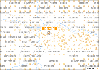 map of Hanzing