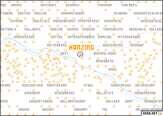 map of Hanzing