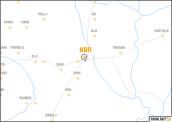 map of Han