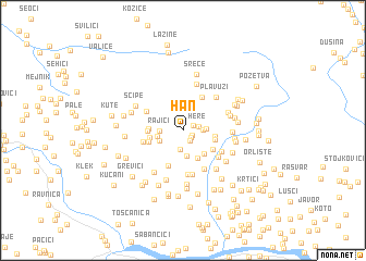 map of Han