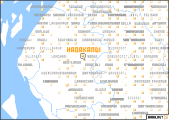 map of Hāoākāndi