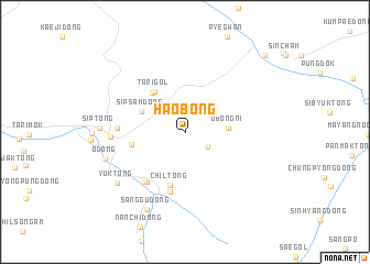 map of Haobong