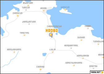 map of Haobo