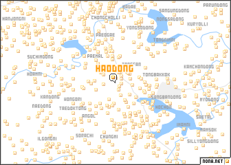 map of Haŏ-dong
