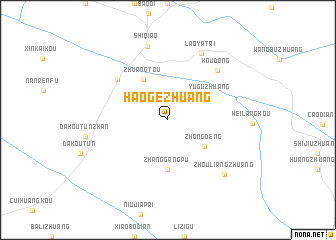 map of Haogezhuang