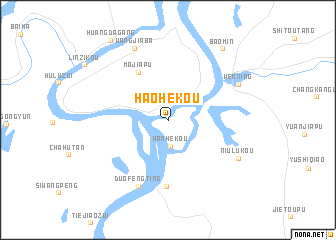 map of Haohekou