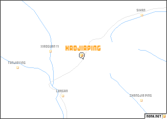 map of Haojiaping