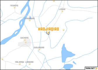 map of Haojiaqiao