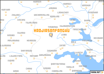 map of Haojiasanfangwu