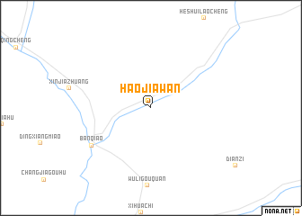 map of Haojiawan