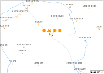 map of Haojiawan