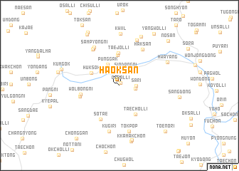 map of Haoksan