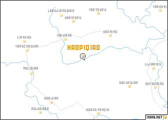 map of Haopiqiao