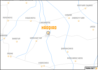 map of Haoqiao