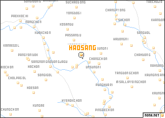 map of Haosang