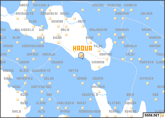 map of Haoua