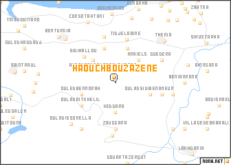 map of Haouch Bou Zazene